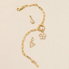 Load image into Gallery viewer, CZ Heart Charm