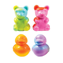 Load image into Gallery viewer, SCENTED TIE DYED SQUISHY GUMMY BEAR AND DUCKIE