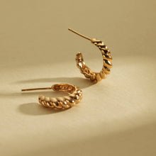 Load image into Gallery viewer, Gloss Croissant Hoop Earrings