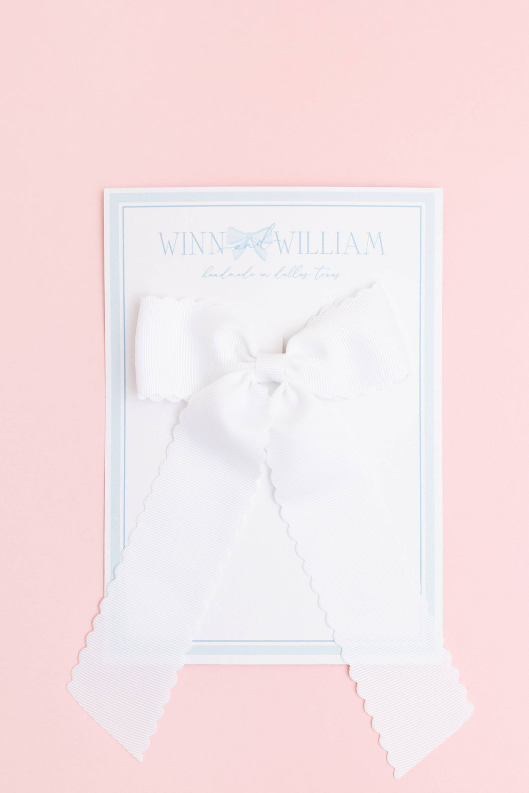 Scalloped Long-tail Bow