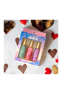 Xime Beauty Body Shimmer 3pc Spray Set