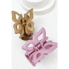 Load image into Gallery viewer, Matte Butterfly Hair Claw