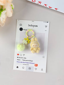 Labubu Keychain for Girls,Car Key Accessory