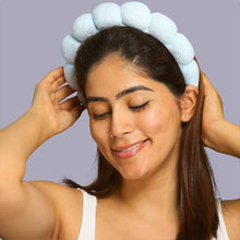 Load image into Gallery viewer, Bubble Skincare Headband For all Hair Types - (Pink or Blue)