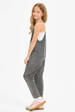 Load image into Gallery viewer, Kids Mineral Wash Drop Crotch Jumpsuit/Onesie