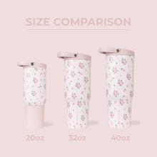 Load image into Gallery viewer, Wildrose Floral 40 oz Sport Water Bottle