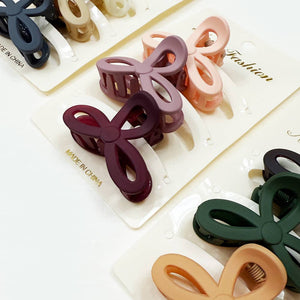 Mini Knotted Hair Claw Set. New fashion. ￼