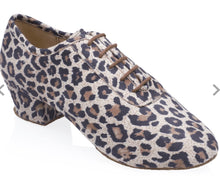 Load image into Gallery viewer, Ray Rose Ladies 415 Solstice Teaching/Practice Heel Pink Leopard Print Leather