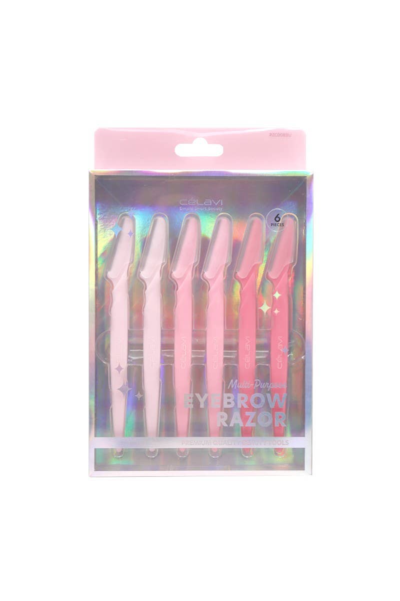 Celavi RZC008BU Pink Multi-Purpose Eyebrow Razor -