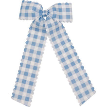 Load image into Gallery viewer, Gingham Long-tail bow