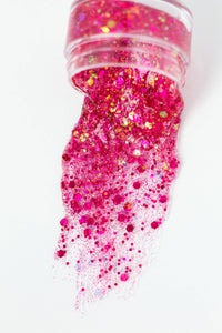 Bright Pink Hair Glitter