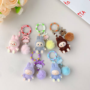 Labubu Keychain for Girls,Car Key Accessory