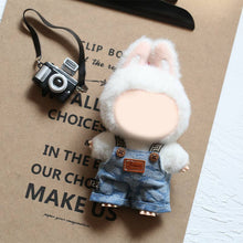 Load image into Gallery viewer, Handmade Blue Denim Romper Overall Doll Clothes
