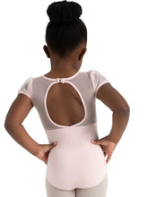 Load image into Gallery viewer, Puff Sleeve Keyhole Back Leotard - Girls
11311C