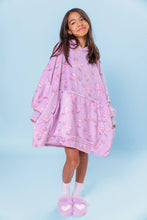 Load image into Gallery viewer, Fleece Printed Pullover Oversized Blanket Hoodie