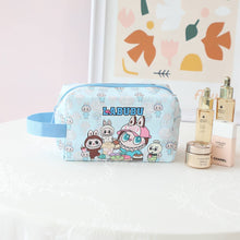 Load image into Gallery viewer, Cute Labubu Makeup Cosmetic Bag With Strap