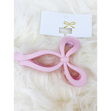 Load image into Gallery viewer, Assorted Pink and Taupe Shades of Bow Clip
