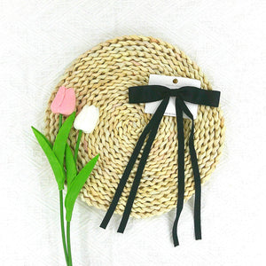 SIMPLE THIN BOW CLIP 4218