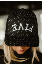 Load image into Gallery viewer, Upside Down FIVE Hat Polka Dot
