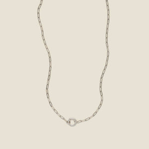 Jude Link Lock Charm Necklace
