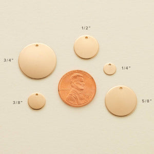 Grounded Disc Necklace