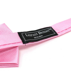 Poly Woven Men's Banded Bow Tie and Hanky Set - BTH6308