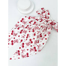 Load image into Gallery viewer, Mix Colors of Cherry Bow Print Hair Clips it girl