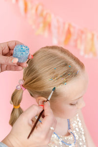 Blue Hair Glitter