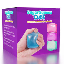 Load image into Gallery viewer, SugarSqueez Cube Squishy Fidget Sugar Stress Ball (1pc) Assorted Colors