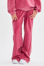 Load image into Gallery viewer, Mineral wash wide leg sweatpants