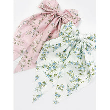 Load image into Gallery viewer, Soft Floral Long Tail Bow Clip princess accessories