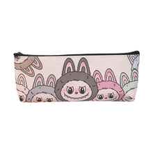 Load image into Gallery viewer, LABUBU Kids&#39; Pencil Case Double-Sided Printed PU Zipper Pouch for School Supplies