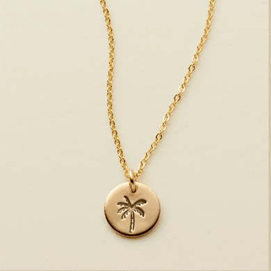 Grounded Disc Necklace