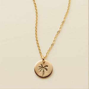 Grounded Disc Necklace
