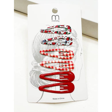 Variety Cherry and Strawberry Mixed Snap Clip Set melody