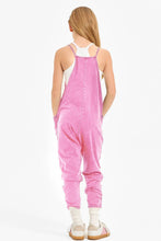 Load image into Gallery viewer, Kids Mineral Wash Drop Crotch Jumpsuit/Onesie