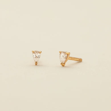 Luxe Pear Shaped Stud Earrings