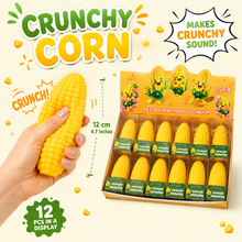 Load image into Gallery viewer, Crunchy Corn Squeeze ASMR Crunch Squishy Stress Toy