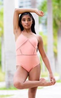 Oh La La Dancewear -The Eva Leotard (OLL167-BLD) - Blooming Dahlia