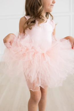 Mila and Rose BALLET PINK TANK TUTU LEOTARD