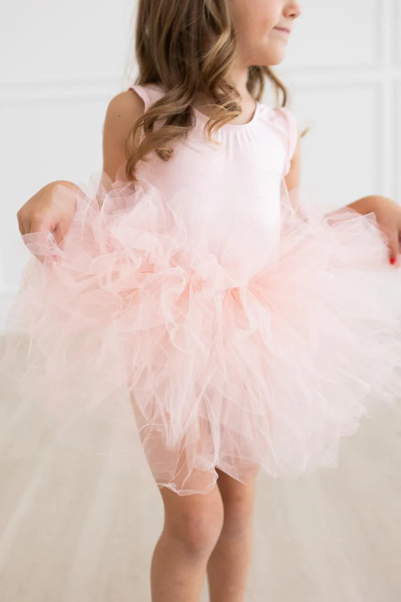 Mila and Rose BALLET PINK TANK TUTU LEOTARD
