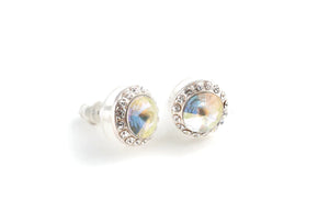 GO GIRL 10MM CELESTIAL BUTTON EARRINGS