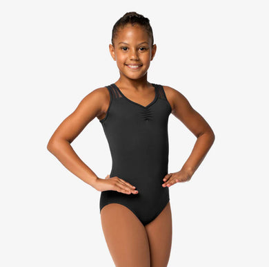 PERLA - SL136
CHILD TANK LEOTARD WITH MESH ON BACK