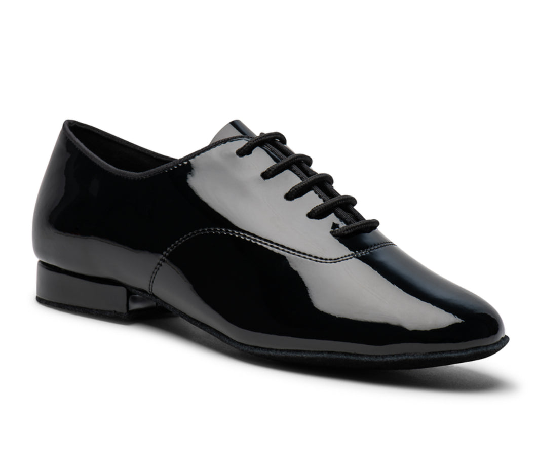 BOYS MT STANDARD SHOES - BLACK PATENT