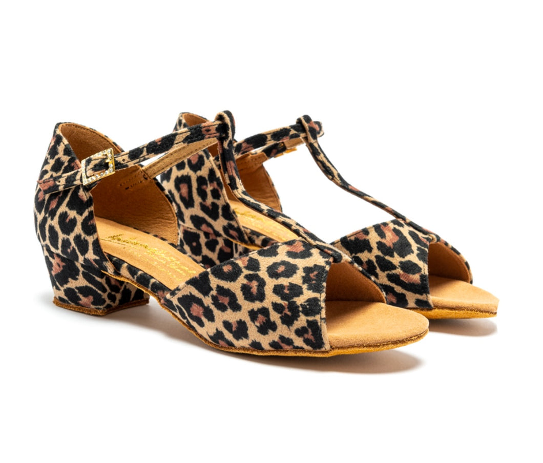 International Dance Shoes BESPOKE GIRLS KATIE - LEOPARD