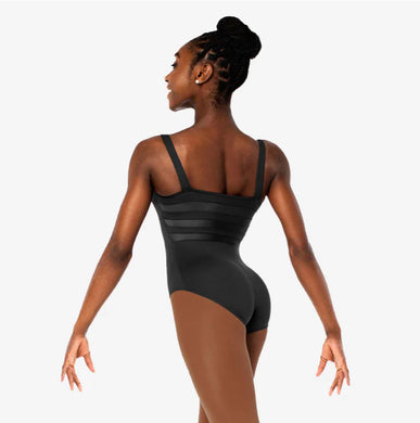 JOSEPHINE - SL131
ADULT TANK LEOTARD WITH PINCH FRONT AND MESH BACK