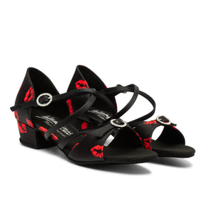 International Dance Shoes BESPOKE GIRLS NATASHA - LIPSTICK! - INSPIRED BY KATYA