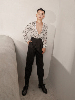 Retro High Waist Trousers Kids #N016
