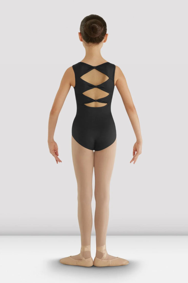 Girls Gladiolus Diamond Back Leotard