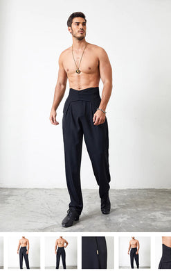 Retro High Waist Trousers #N016